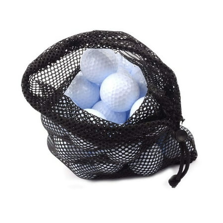 Golf Training Balls - MAXSUN Sports Balls Storage Nylon Mesh Nets Bag Golf Tennis Hold Up To 45 Balls Training Aid