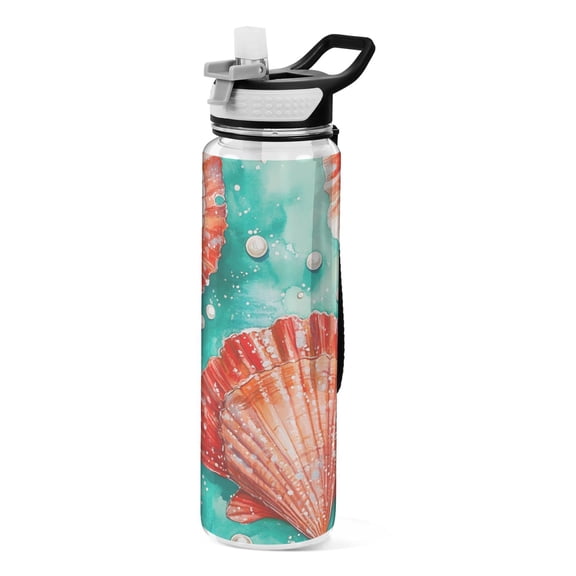 BZSMCE Sport Bottle Coral Seas Outdoor sports Water Bottle Size: 10.4x3in