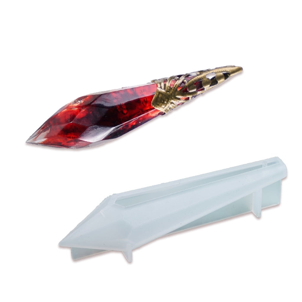 ✪ 1 Set Crystal Epoxy Resin Mold Pendulum Casting Silicone Mould Crafts Making Too