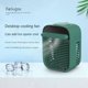 thumbnail image 5 of Enfriador de aire personal, mini ventilador portátil, ventilador de escritorio con pantalla táctil, 3 velocidades de ventilador para dormitorio, oficina, verde, 5 of 5