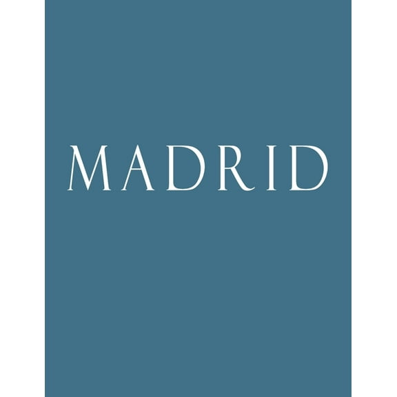 Madrid: Decorative Book to Stack Together on Coffee Tables, Bookshelves and Interior Design Add Bookish Charm Decor to Y, (Paperback)