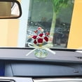 thumbnail image 6 of Dualoai Car Dashboard Rose Decor Decorative Sculpture for Women Girl Restaurant Red, 6 of 9