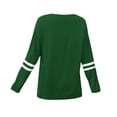 thumbnail image 6 of Hoodies Long Sleeve Shirts for Women Autumn And Winter New Round Neck Long Sleeved Loose T Shirts Female Autumn And Winter Comfortable Commute Fashion Long Sleeved Lady T Shirt Tops Green XXL, 6 of 6