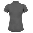 thumbnail image 2 of Henbury- Polo ajustado Coolplus® para mujer (Gris carbón), 2 of 2