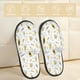thumbnail image 2 of Balery Beer Pantuflas de Casa de Felpa Silenciosas con Diseño Estampado, Zapatillas Cómodas Antideslizantes de Algodón para Interior-Large, 2 of 8