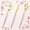 Pink, variant on 60 Pack Pink Plastic Silverware,Gold Disposable Flatware with Pink Handle, Gold Plastic Cutlery Set Includes: 20 Forks, 20 Knives and 20 Spoons, Tableware Set for Party and Wedding