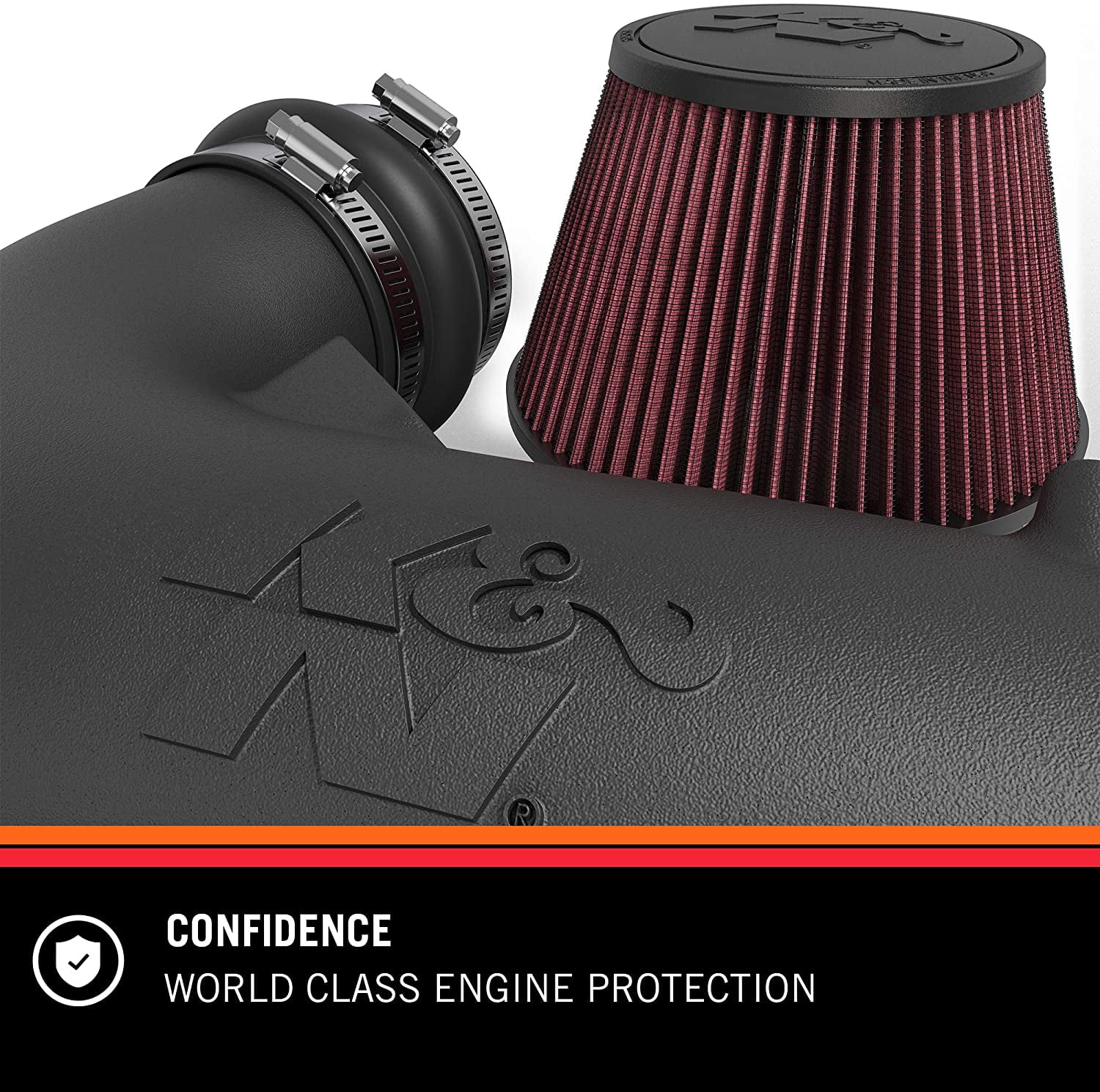 K&N Filters 63-1580 Performance Air Intake System Fits 18-20 Wrangler (JL) Fits select: 2021 JEEP WRANGLER UNLIMITED, 2020 JEEP WRANGLER