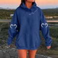 thumbnail image 3 of Sweatshirts for Women Crewneck Thanksgiving Turkey Pullover Sweatshirt Light Loose Graphic Pullover Shirts Green, L, 3 of 3