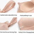 thumbnail image 2 of Momcozy Lycra Pumping Bra Hands Free with Fixed Padding for Good Shaping, Comfortable Support Pumping and Nursing Bra in One, Seamless Maternity Breast Pump Bra & Maternity Bra, 2 of 10