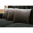 thumbnail image 5 of Ambesonne Ombre Throw Pillow Cover 4 Pack, Digital Chocolate, 24", Brown and White, 5 of 5