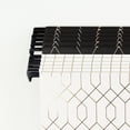 thumbnail image 5 of U Brands Classic Hanging File Folders, Letter Size, Black and White with Assorted Patterns, Gold Foil Accents, Black Painted Metal Hanging Rods, 12 Count, 5 of 8