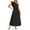 Black, variant on Wyzesi White Dresses for Bridal Shower Women's Summer One Shoulder Ruffle Dress Sleeveless Boho Flowy Maxi Dresses Christmas Pajamas Costume