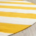 thumbnail image 3 of Safavieh Montauk Yellow Contemporary Rug - Round 6', 3 of 4