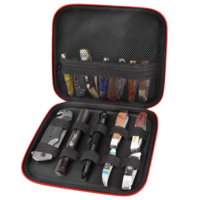 Alkoo Pocket Knife Storage Case for Folding Knife, Butterfly Knife, 10