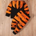 thumbnail image 6 of Tiijoy Toddler Boys Halloween Outfits Pumpkin Print Hoodie and Pants Sweatsuit, Sizes 2-3T, 6 of 6