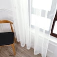 thumbnail image 2 of 2 Pcs Gauze Curtain Window Curtain Window Voile Curtains Sheer Curtain, 2 of 6