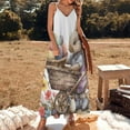 thumbnail image 2 of Easter Bunnies Rabbits Design Sleeveless Dress Woman Fashion Long Dresses Women's Summer Suit Dress 2025, 2 of 7