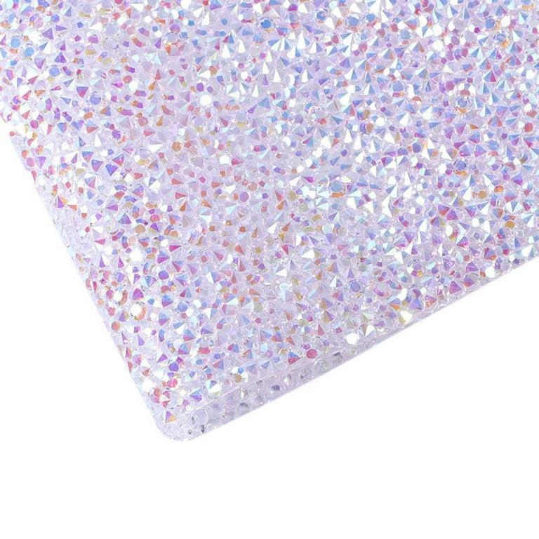 Waroomhouse Nail Art Mat Sparkling Vivid Color Shiny Visual Effect Non-fading Multipurpose Faux Diamond Sequins Nail Display Pad Background Decor for