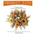 thumbnail image 3 of HomelyJoy Thanksgiving Decorations Candle Holder & Fall Centerpiece for Table, Elegant Floral Arrangement with Pumpkins Berries Maples for Dining Room Table Desktop Home Decor, 3 of 7