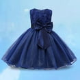 thumbnail image 2 of TAIAOJING Girls Summer Rose Party Dress Toddler Kids Puff Sleeve Evening Gown For Performance Cute 3-4Y, 2 of 3