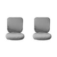 thumbnail image 2 of Guardoinrt Soft and Breathable Swivel Chair Cover Seating Experience Gray Backrest + Cushion Cover 2Set, 2 of 6
