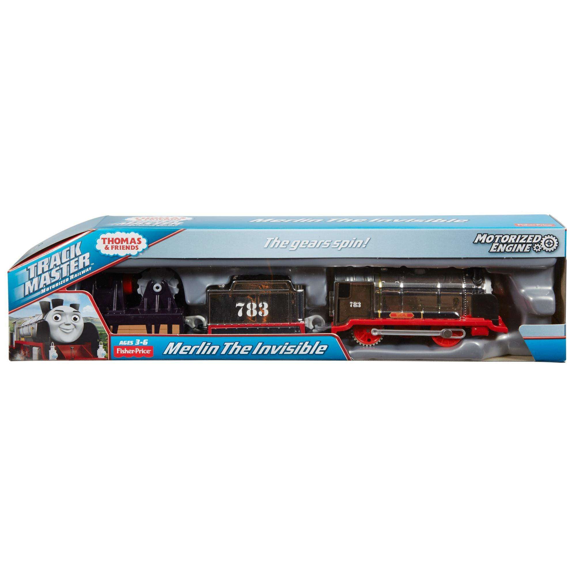 Motorized Railway Merlin the Invisible Train Fisher-Price Thomas & Friends TrackMaster