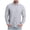 Silver, variant on Ahabrexf Men's Shirts Casual for Men Winter Long Sleeve Turndown Collar Loose Fit Blouse