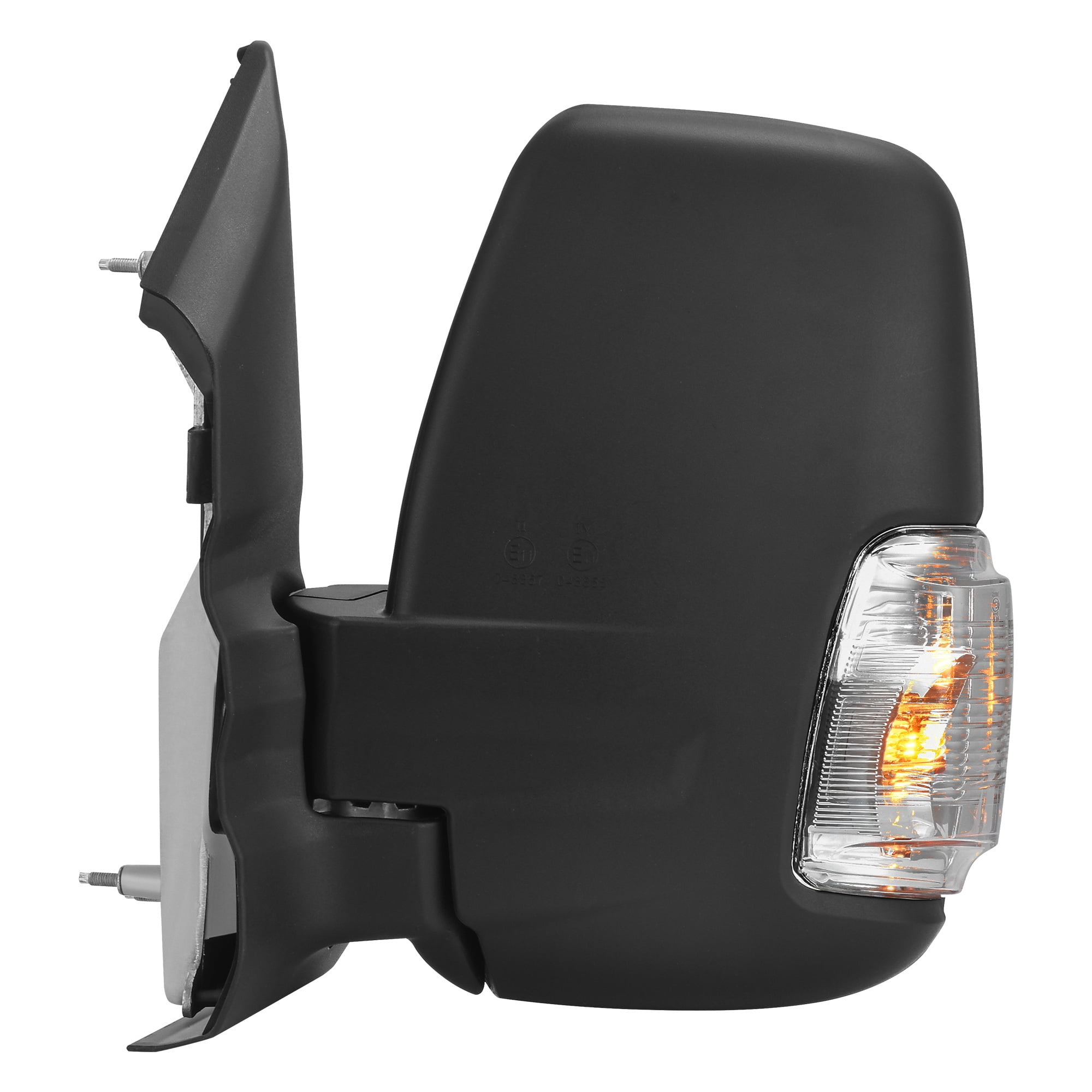 LEDKINGDOMUS Left Driver Side View Mirror Replacement Part Power Heated Power Folding LED Turn Signal For Ford Transit 150 250 350 350 HD 2015 2016 2017 2018 2019 2020 2021 Driver Side