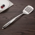 thumbnail image 6 of JHEHF Stainless Steel Slotted Spatulas Kitchen Metal Spatula for Cooking, Frying & Grilling Durable Kitchen Utensil Cookware for Everyday Use, Silver, 6 of 9