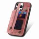 thumbnail image 4 of For iPhone 16 Pro Max Case with Zipper Card Holder Leather+TPU Phone Cover - Pink, 4 of 5