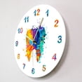 thumbnail image 2 of Reloj de pared con diseño creativo de dientes, 30 cm, acrílico, 2 of 2