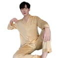 thumbnail image 1 of Conjunto de pijamas Conjunto de pijamas de dos piezas con pantalones casuales de manga larga y conjunto de pijamas con hebilla, 1 of 5