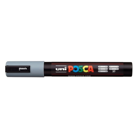 UPC: 4902778916247 | POSCA Paint Marker  PC-5M Medium Bullet  Grey
