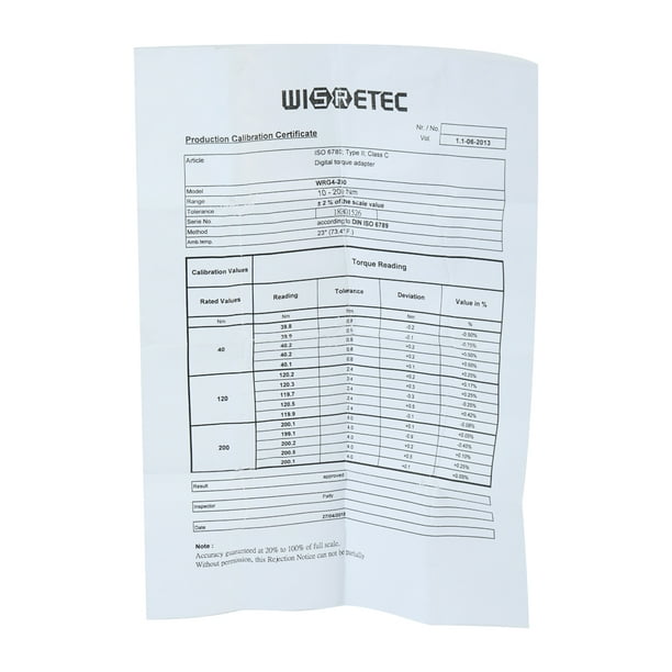 Adaptateur dynamométrique électronique 3/4 - 200 à 1 000 Nm L