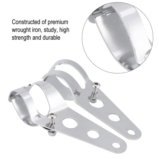 33-45mm Fork Headlight Mounting Bracket Motorcycle Headlight Bracket Fork Tube Clamp Kit for Chopper Cafe Racer Motorcycle Headlight Mount Brackets Fork Ear