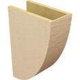 thumbnail image 5 of 7"W x 14"D x 21"H Classic Durham Rough Cedar Woodgrain TimberThane Corbel, Primed Tan, 5 of 6