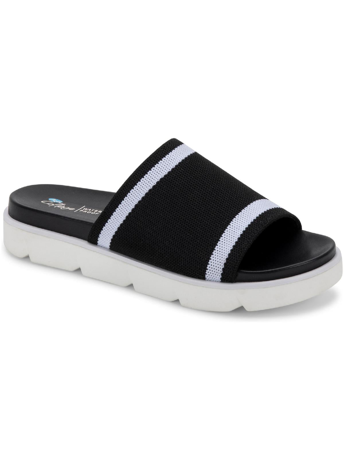 Aqua College Womens Katalina Waterproof Slip On Pool Slides