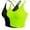 2PACK - Black/Neon green, variant on Made by Olivia Women's 2-Pack Seamless Padded Workout Sports Bra Cami Cropped Yoga Tank Top with Adjustable Straps