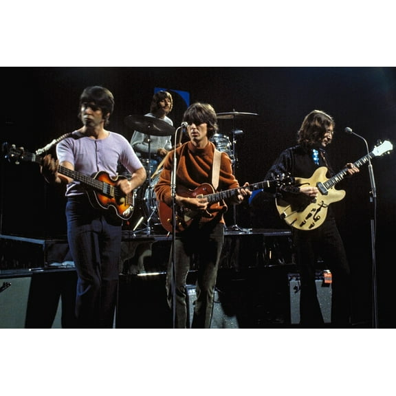 Great Images Beatles Live 24x36 inch rolled poster