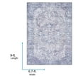 thumbnail image 6 of Livabliss Washable Rugs for Living Room, 7x9 Georgina Traditional Cream Area Rug, Bedroom Dining Room Home Decor Stain Resistant Carpet (6'7" x 9'), 6 of 7
