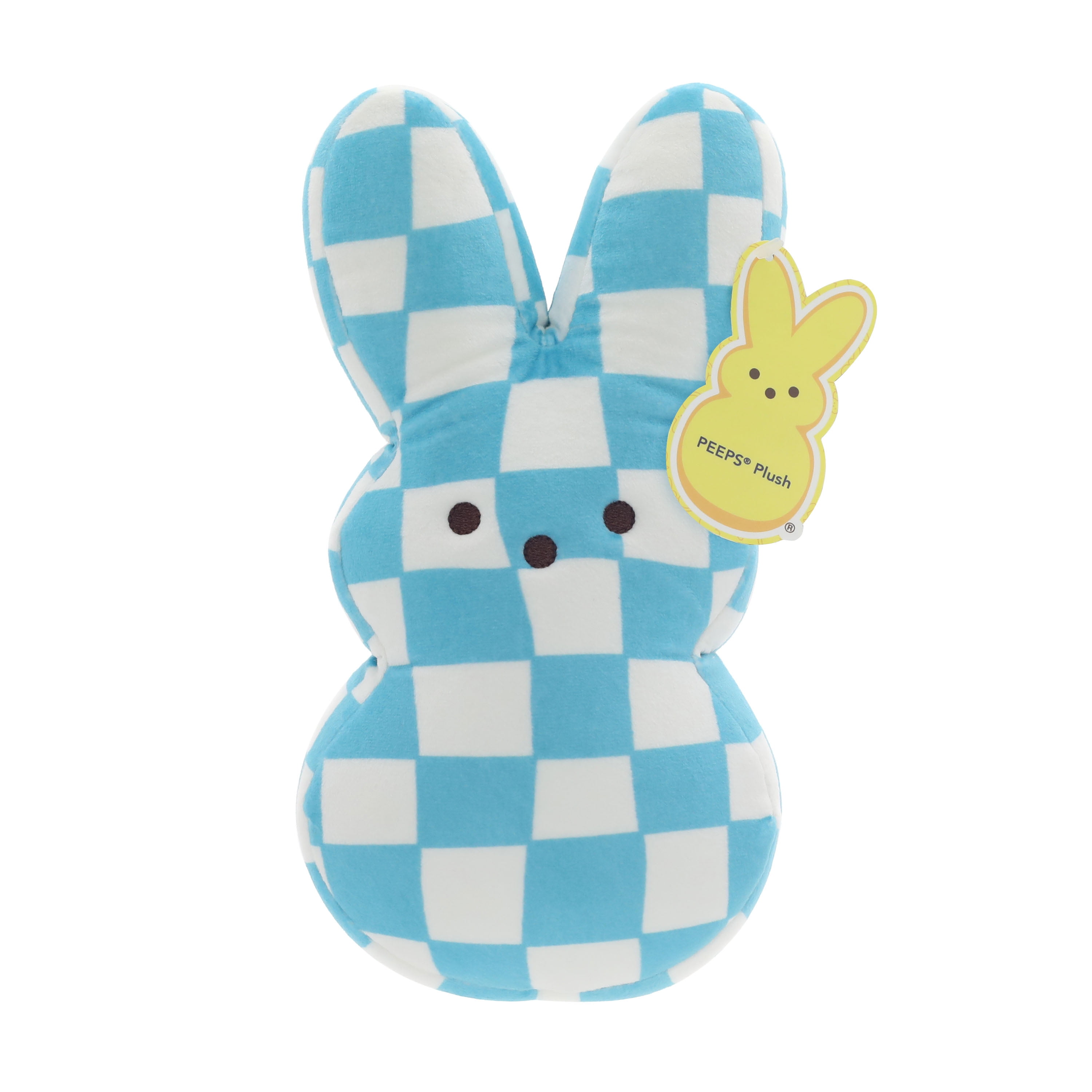 PEEPS® Checkered Blue Bunny Plush for Easter