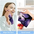 thumbnail image 7 of Fairy of The Moon Washcloths, Soft and Absorbent Cotton Towel, 4 Pack 12 X 12 Inches Premium Quick Dry Face Towel Wash cloth, 7 of 7