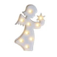 thumbnail image 2 of YOHAVEN Independence Day Cherubs Table Lamp Patriotic LED Lights, Red White Blue Festival Decorations For 4th Of July Memorial Day Wedding Birthday Holiday Party, 2 of 6