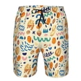thumbnail image 3 of Balery Peanuts 8 Traje de Baño Estilo Hawaiano para Hombre, Shorts de Secado Rápido con Bolsillos-X-Large, 3 of 6