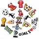 thumbnail image 4 of 35 piezas de dijes para zapatos, dijes de cocodrilo de fútbol, accesorios de PVC para cocodrilos, pulsera, bolsos de playa, accesorios, regalo de fiesta para niños, niñas y adultos, 4 of 5