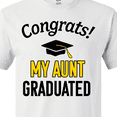 thumbnail image 4 of Inktastic Congrats My Aunt Graduated with Cap T-Shirt, 4 of 5