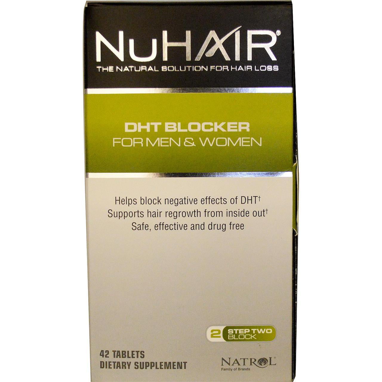 NuHair DHT Blocker Dietary Supplement Tablets For Men Women