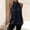 Dark Blue, variant on Draped Front Tank Top Business Casual Tank Top satin top Dressy Casual Blouse Cowl Neck Halter Tops draped blouses for women cowl neck halter top Draped Tank Tops Blouses for Women Green M