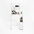 thumbnail image 6 of Furinno Turn-N-Tube Freestanding Over-The-Toilet Bathroom Shelves, Storage Rack with 5 Shelves, Plain White/White, 6 of 6