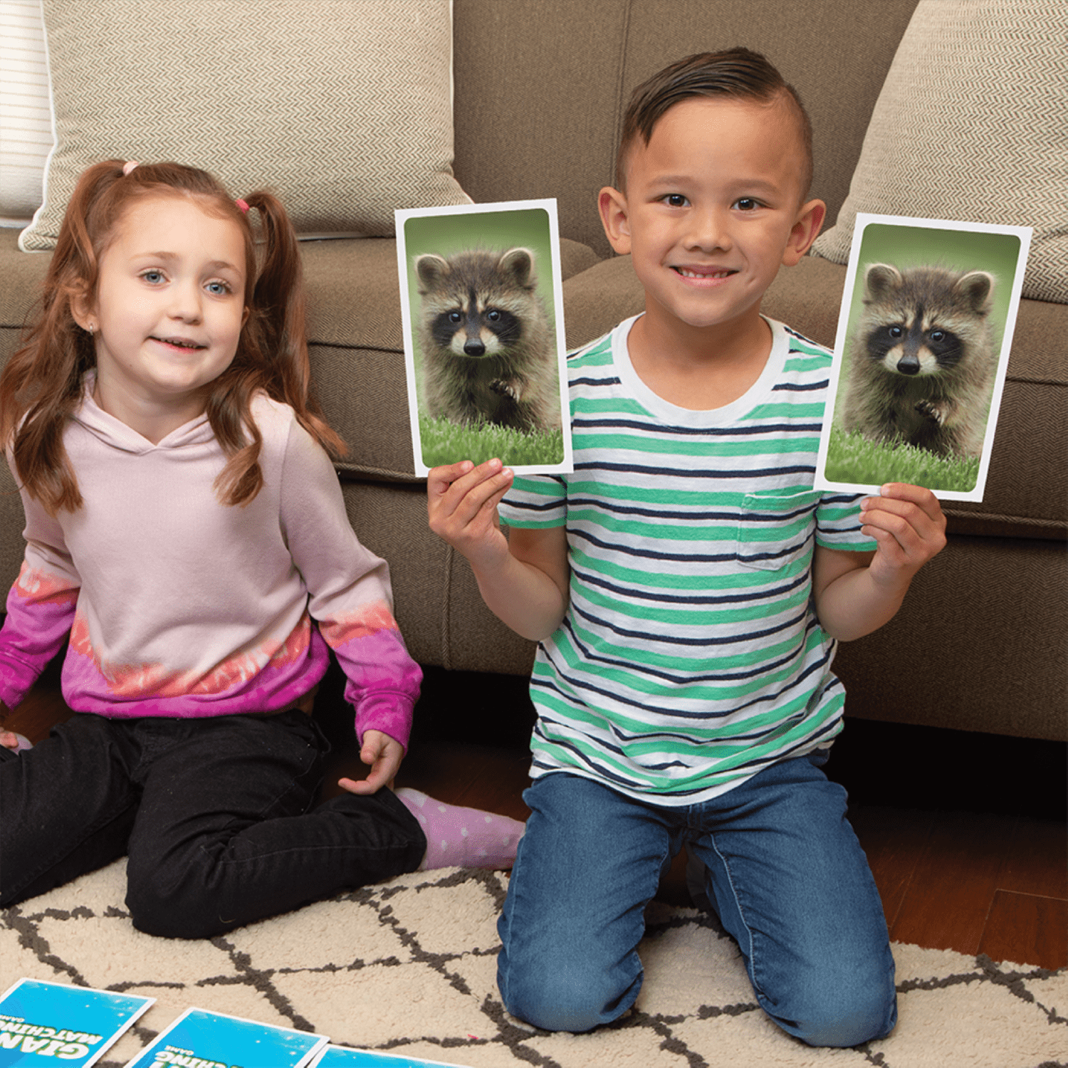 PlayMonster Baby Animals Giant Matching Game, Children Ages 3 and up